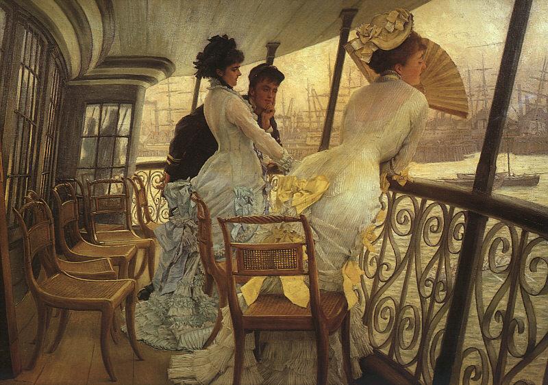 James Tissot The Gallery of HMS Calcutta